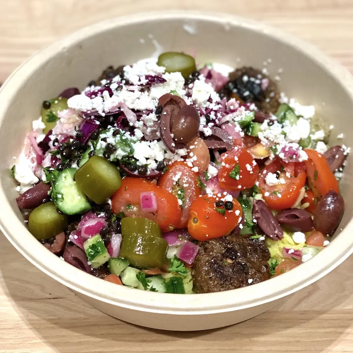 Saffron Rice Bowl with Lamb