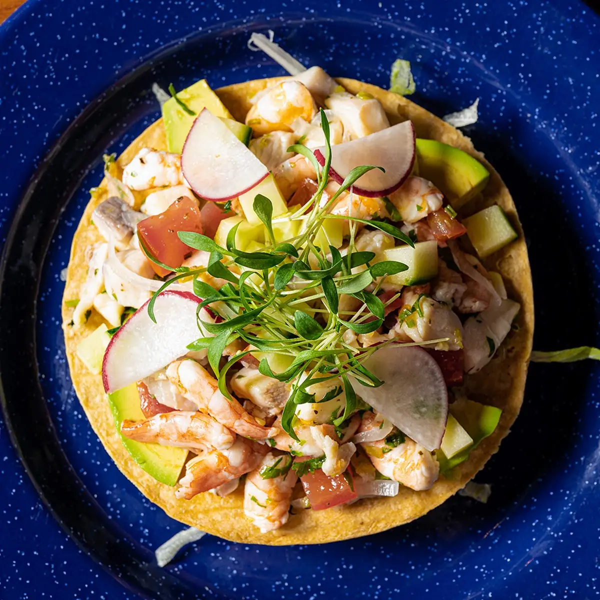 Ceviche Tostada