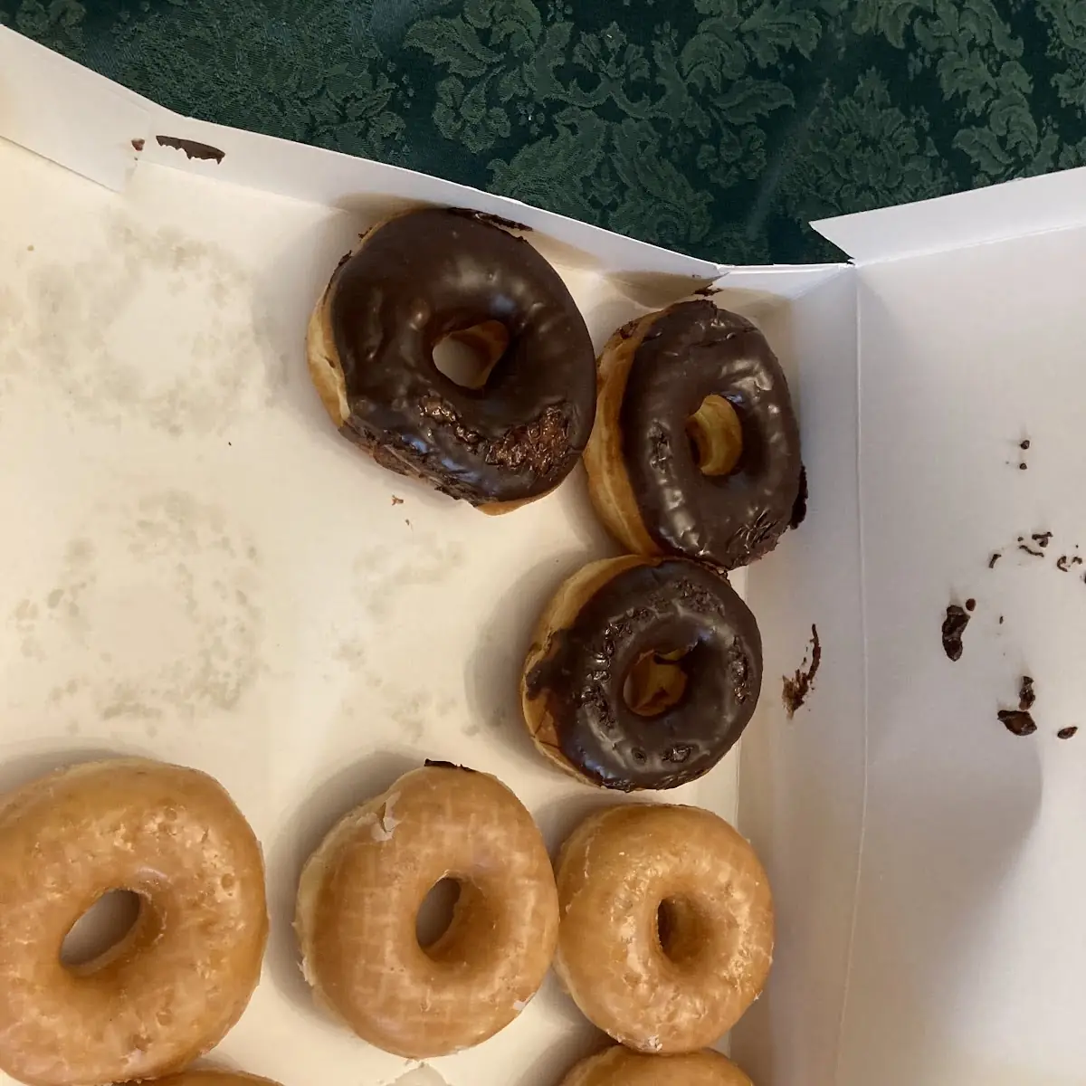 Chocolate and Glazed Donuts