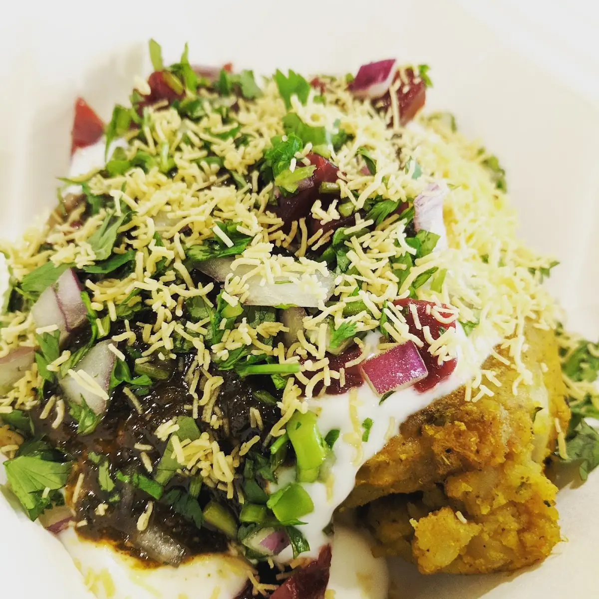 Aloo Tikki Chaat