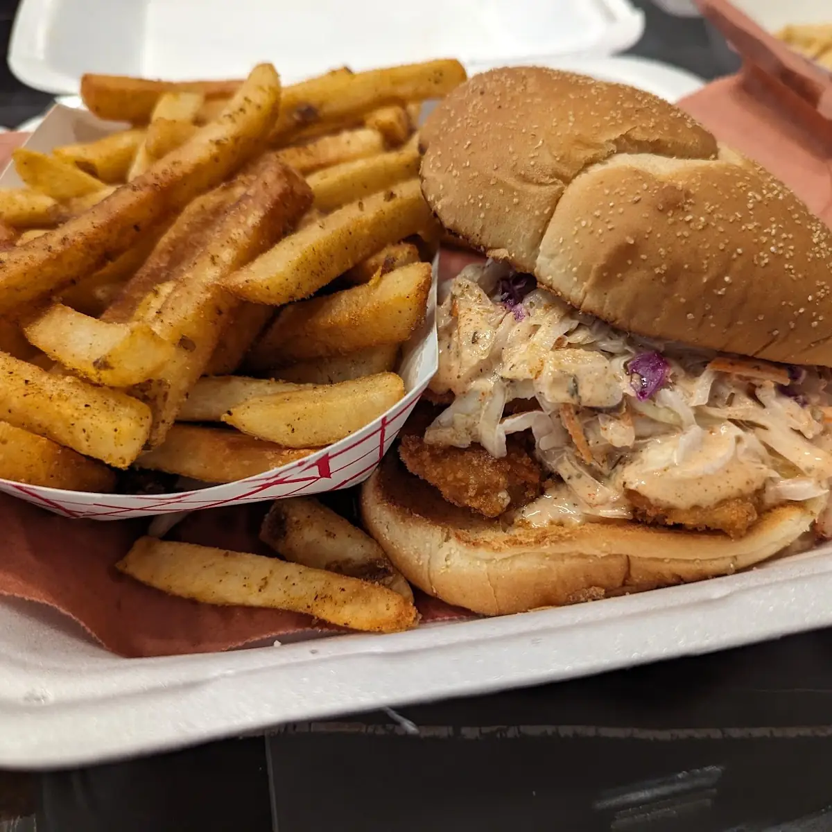Cajun Shrimp Sandwich