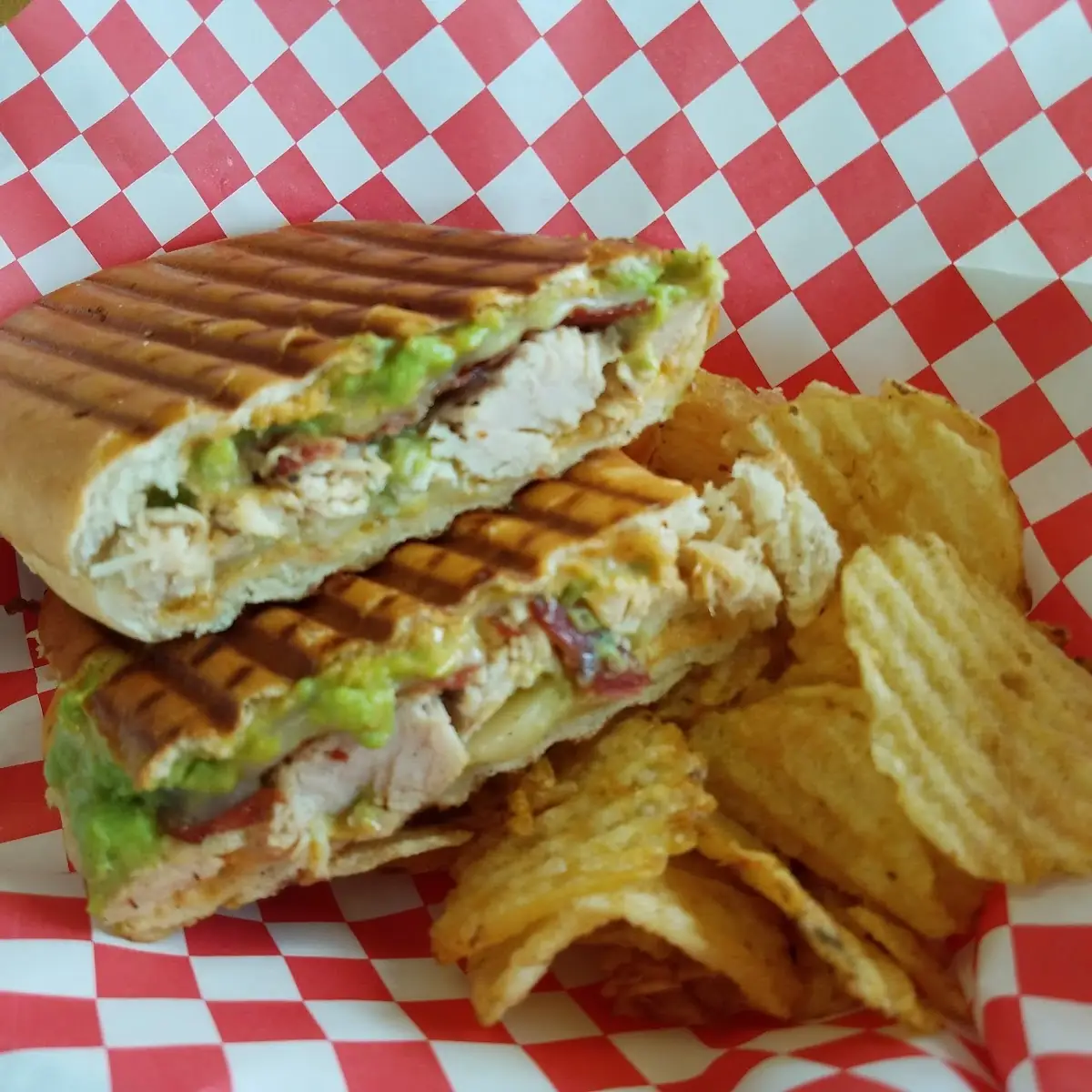 Turkey Bacon Avocado Panini