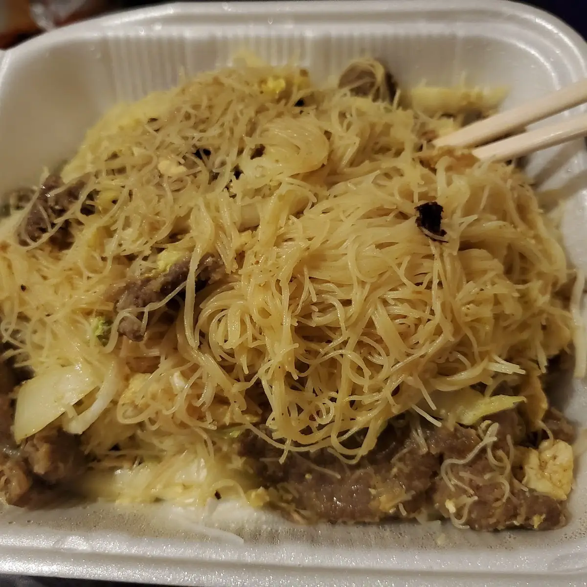 Beef Singapore Rice Noodles