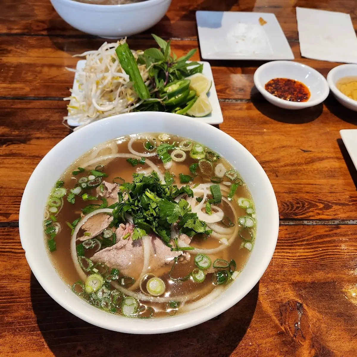 Beef Pho with Meatballs