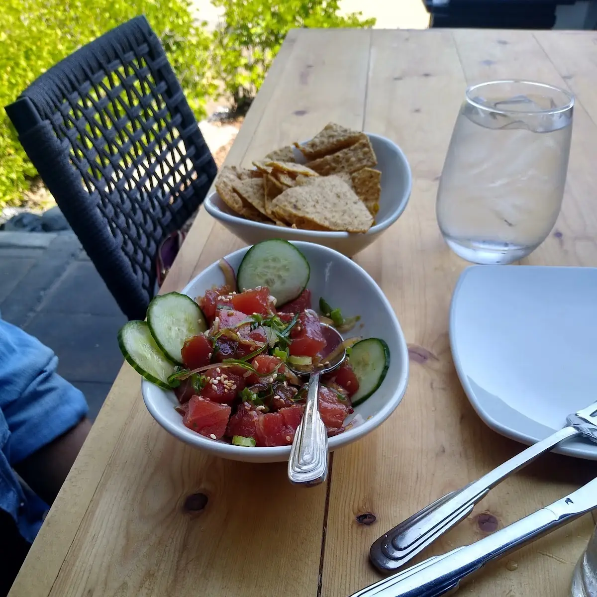 Ahi Tuna Poke Lettuce Wraps