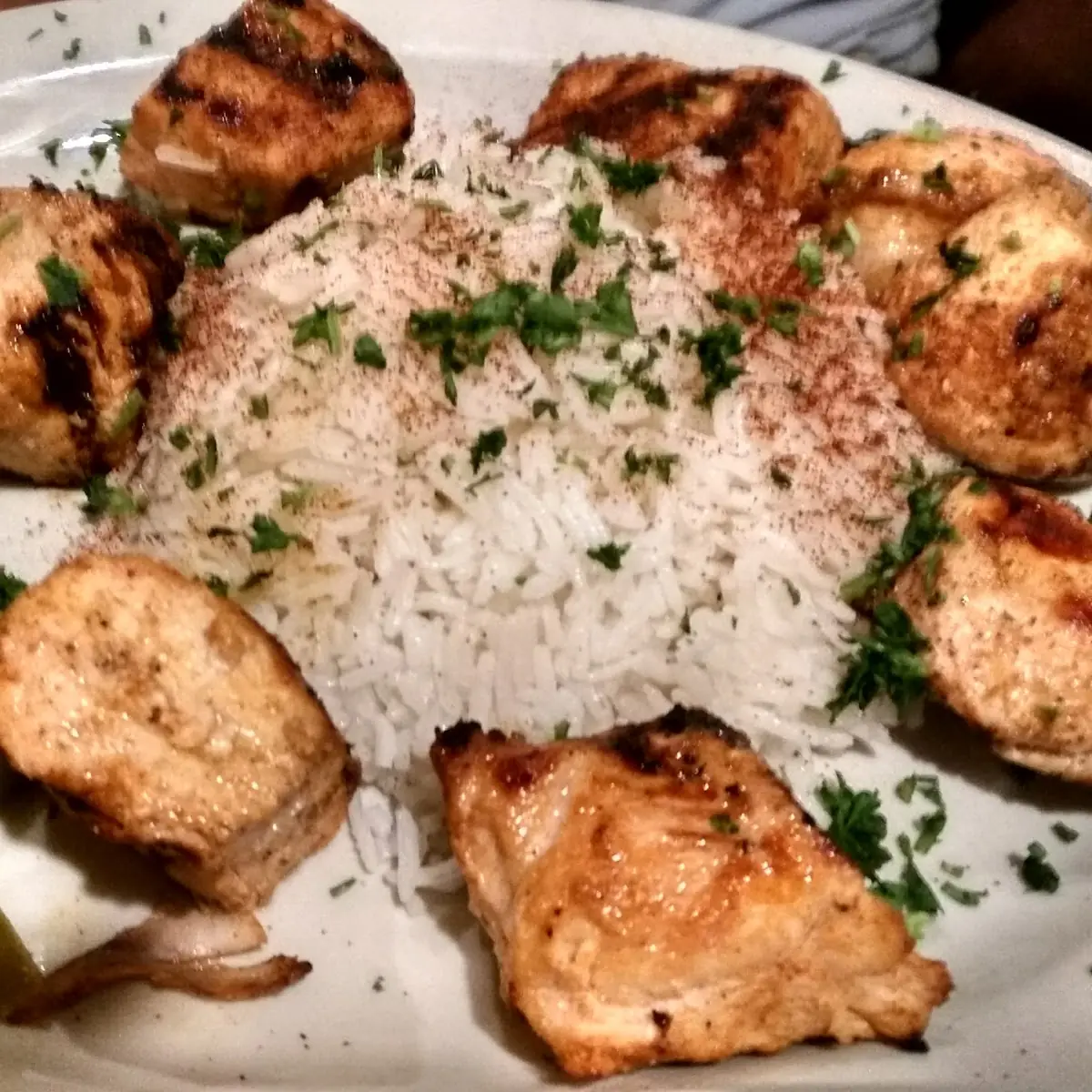 Chicken Kebab Plate