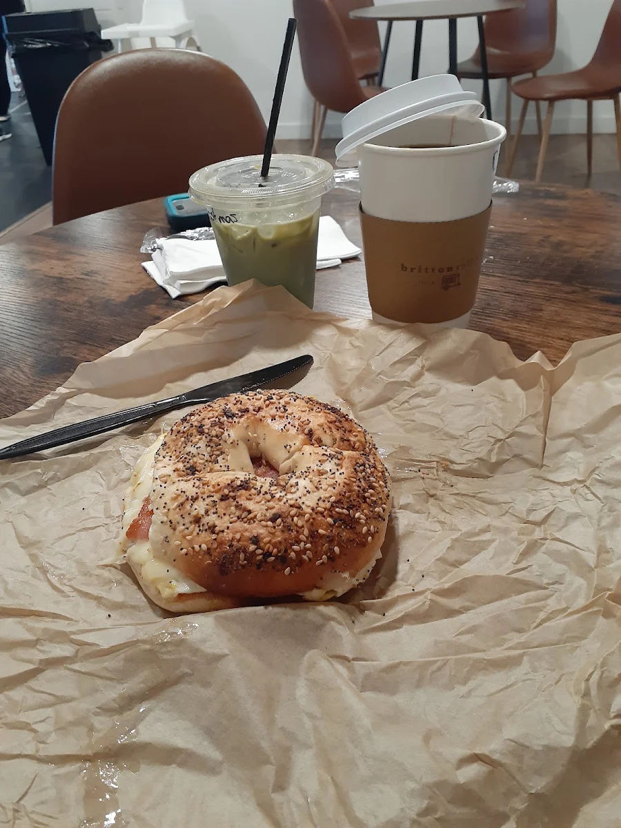 Bacon Egg and Cheese Everything Bagel