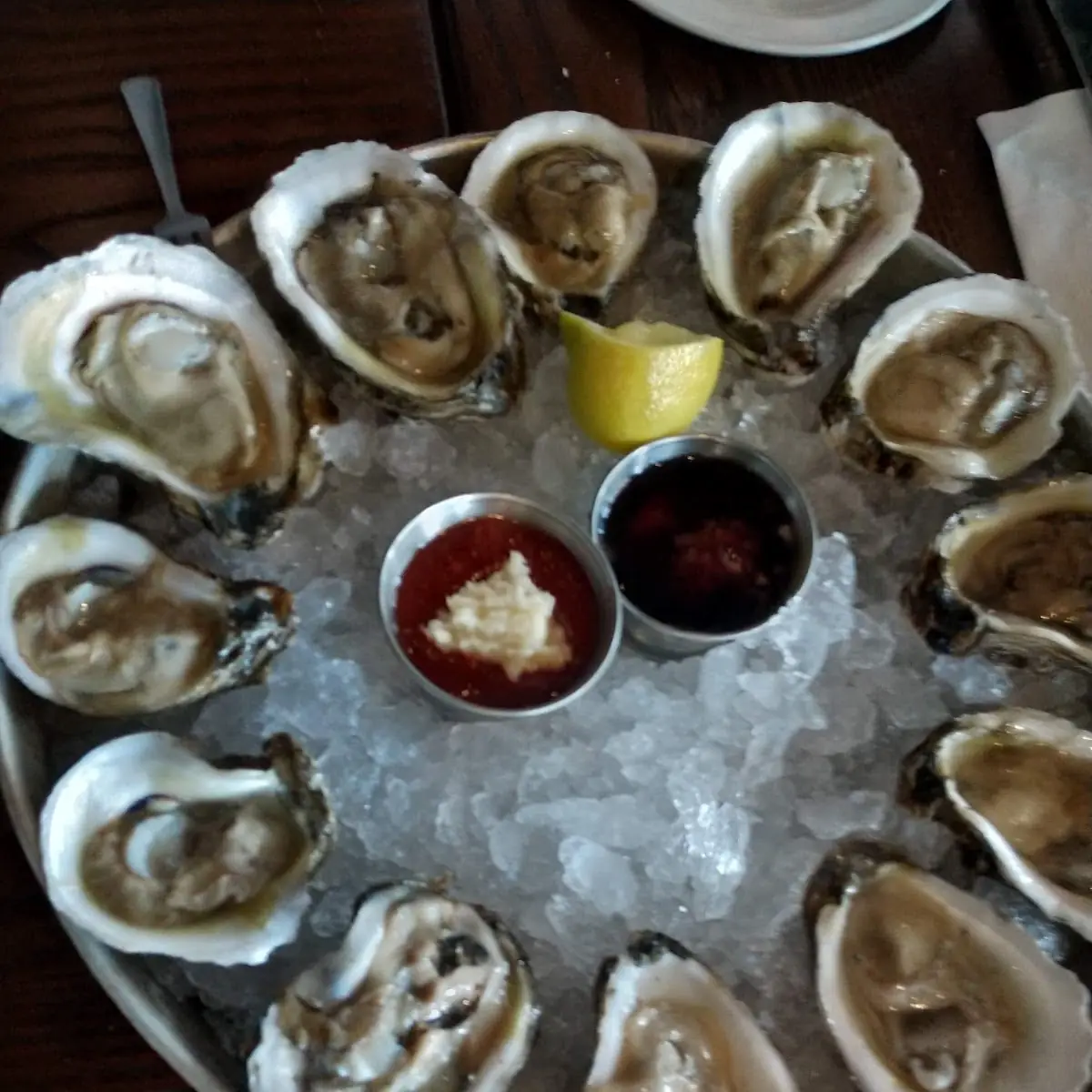 Raw Oysters on the Half Shell