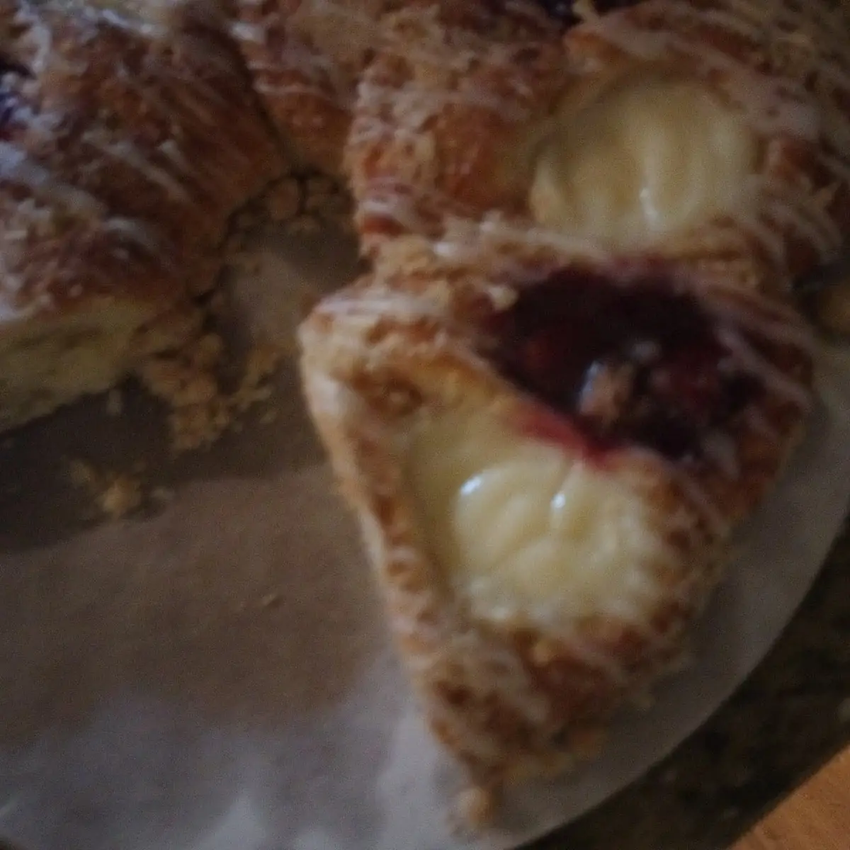 Cherry and Cream Cheese Tea Ring