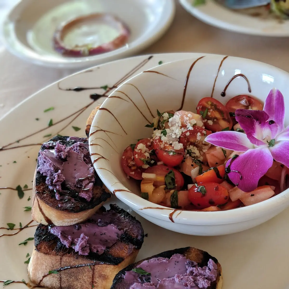 Blueberry Goat Cheese Bruschetta