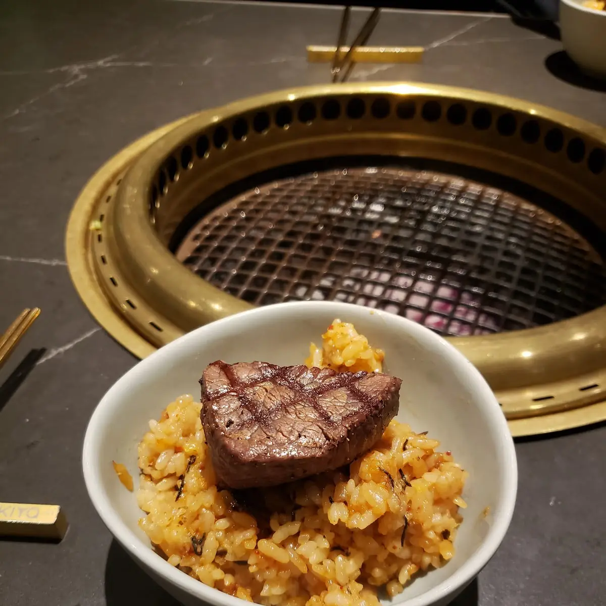 Filled Mignon Bone Marrow Kimchi Fried Rice