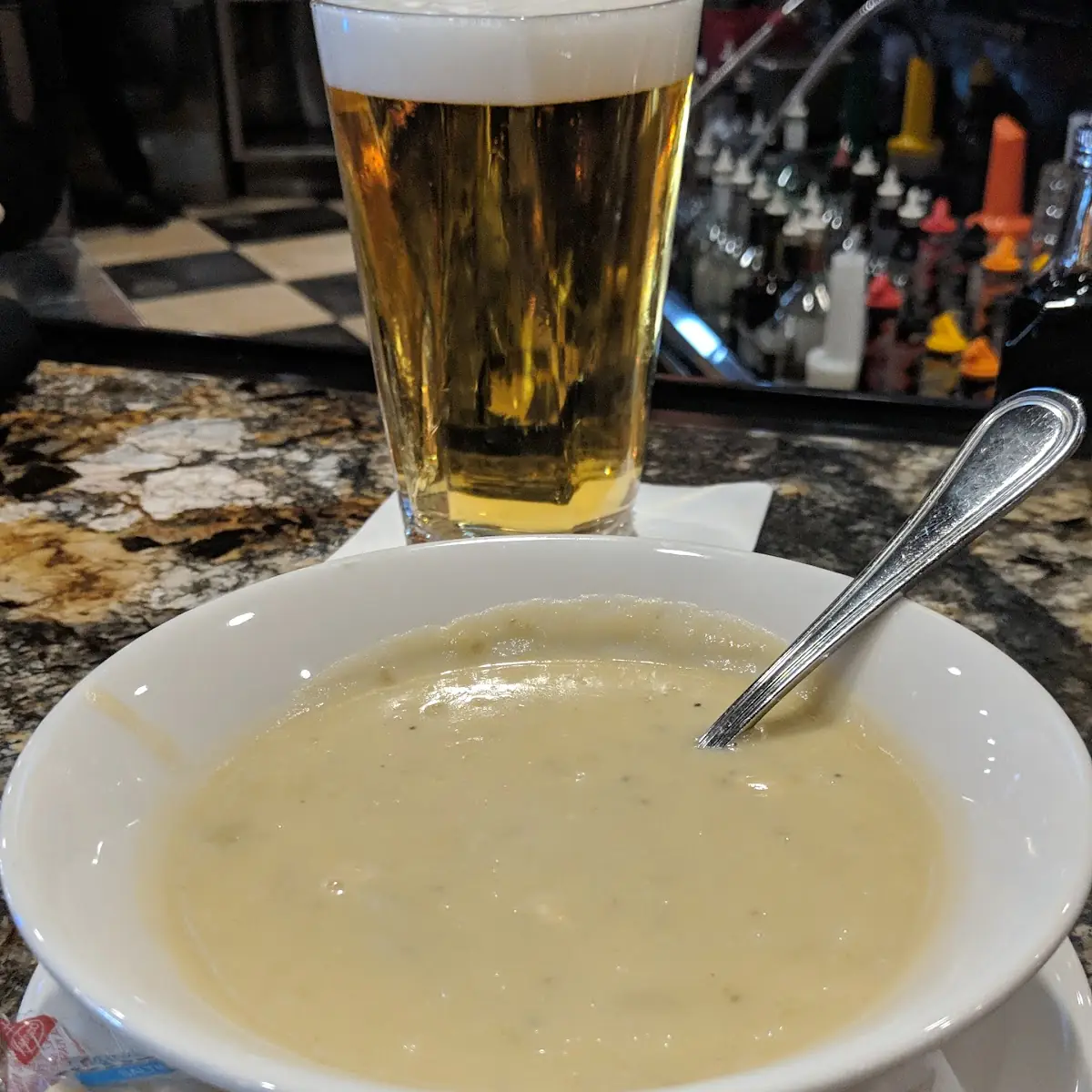 Garlic & Prosciutto Potato Soup