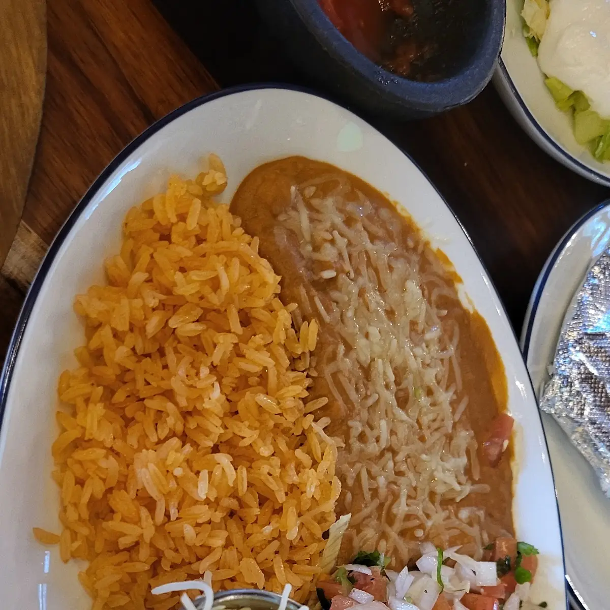 Refried Beans and Rice