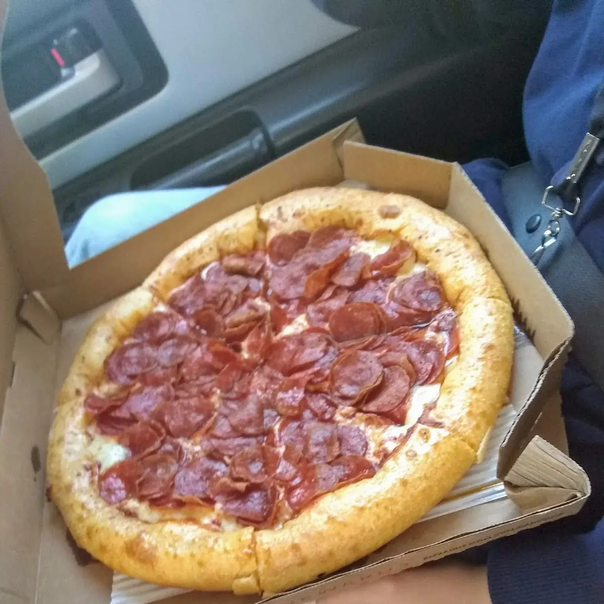 Stuffed Crust Pepperoni Pizza