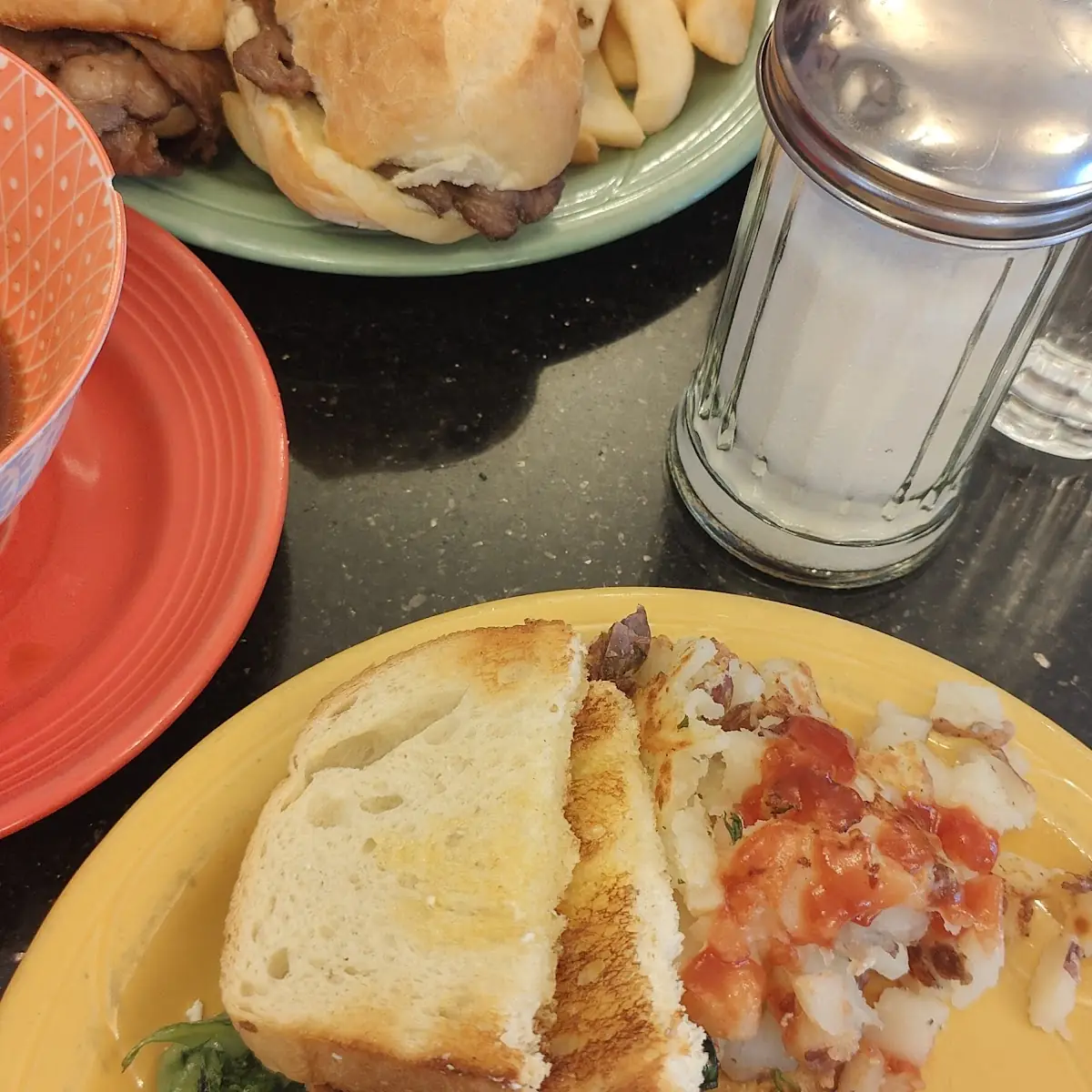 Florentine Omelette and French Dip