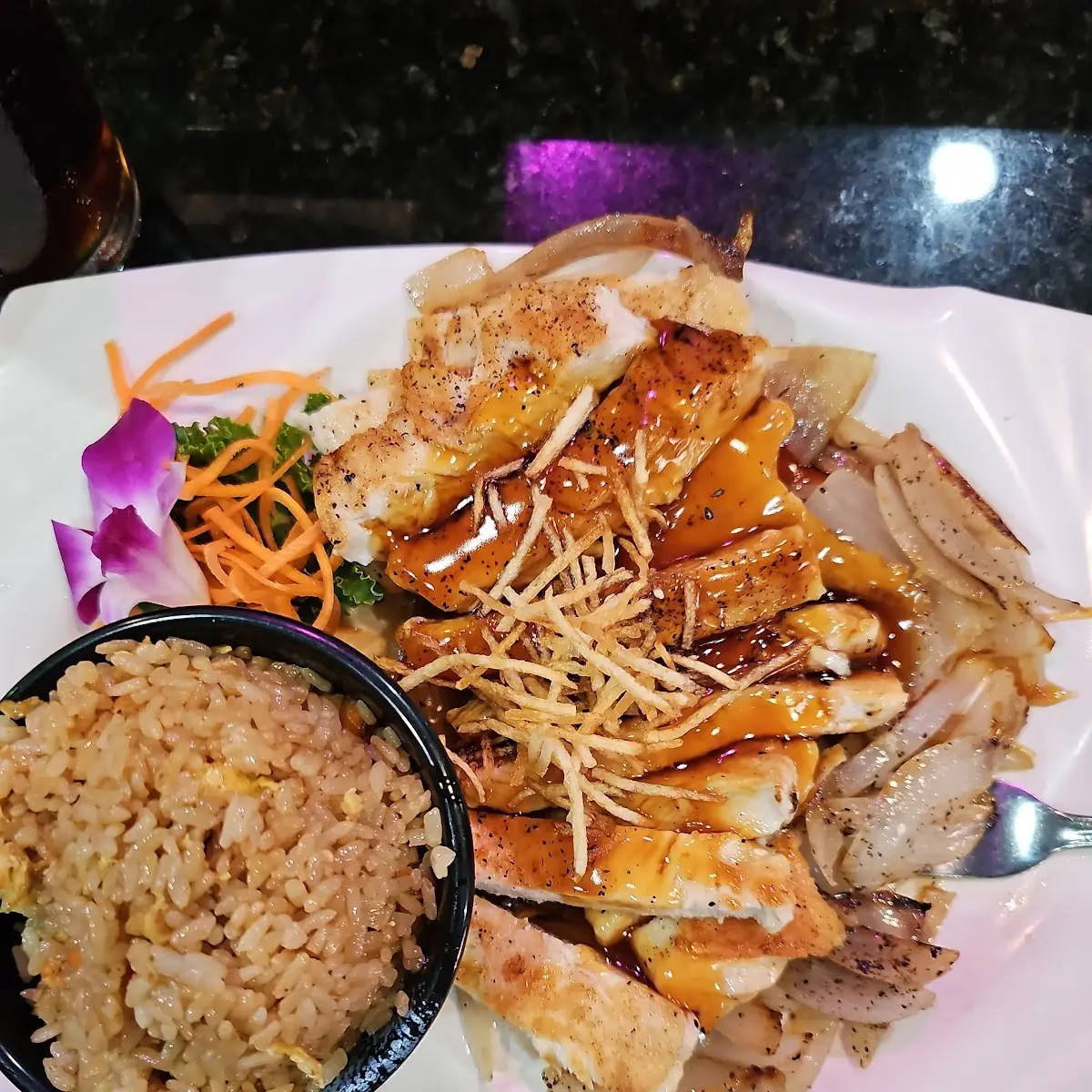 Chicken Hibachi with Fried Rice