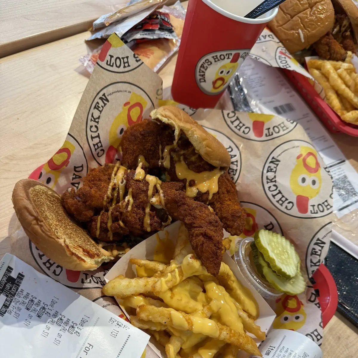Hot Chicken Slider and Tenders
