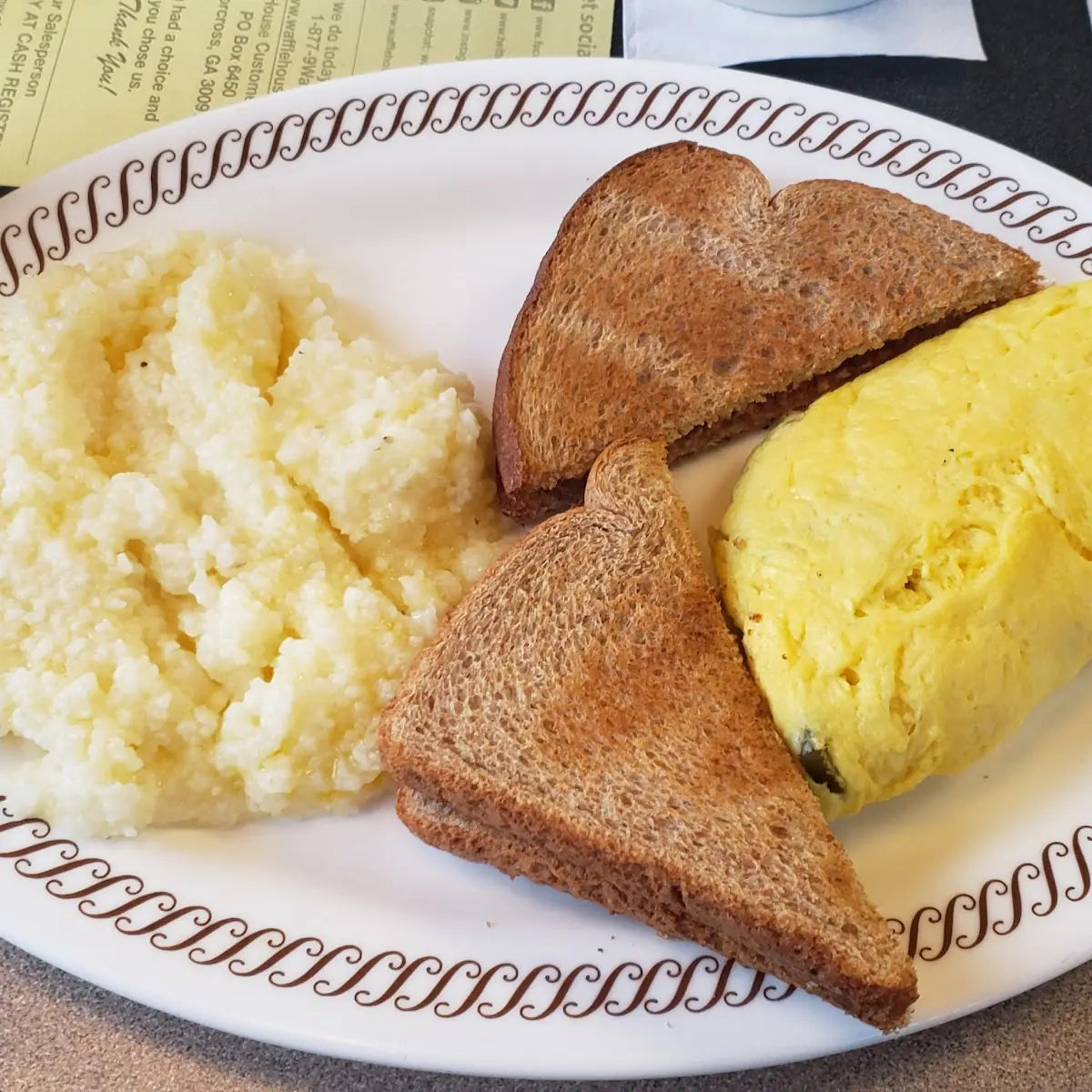 Omelette and Grits