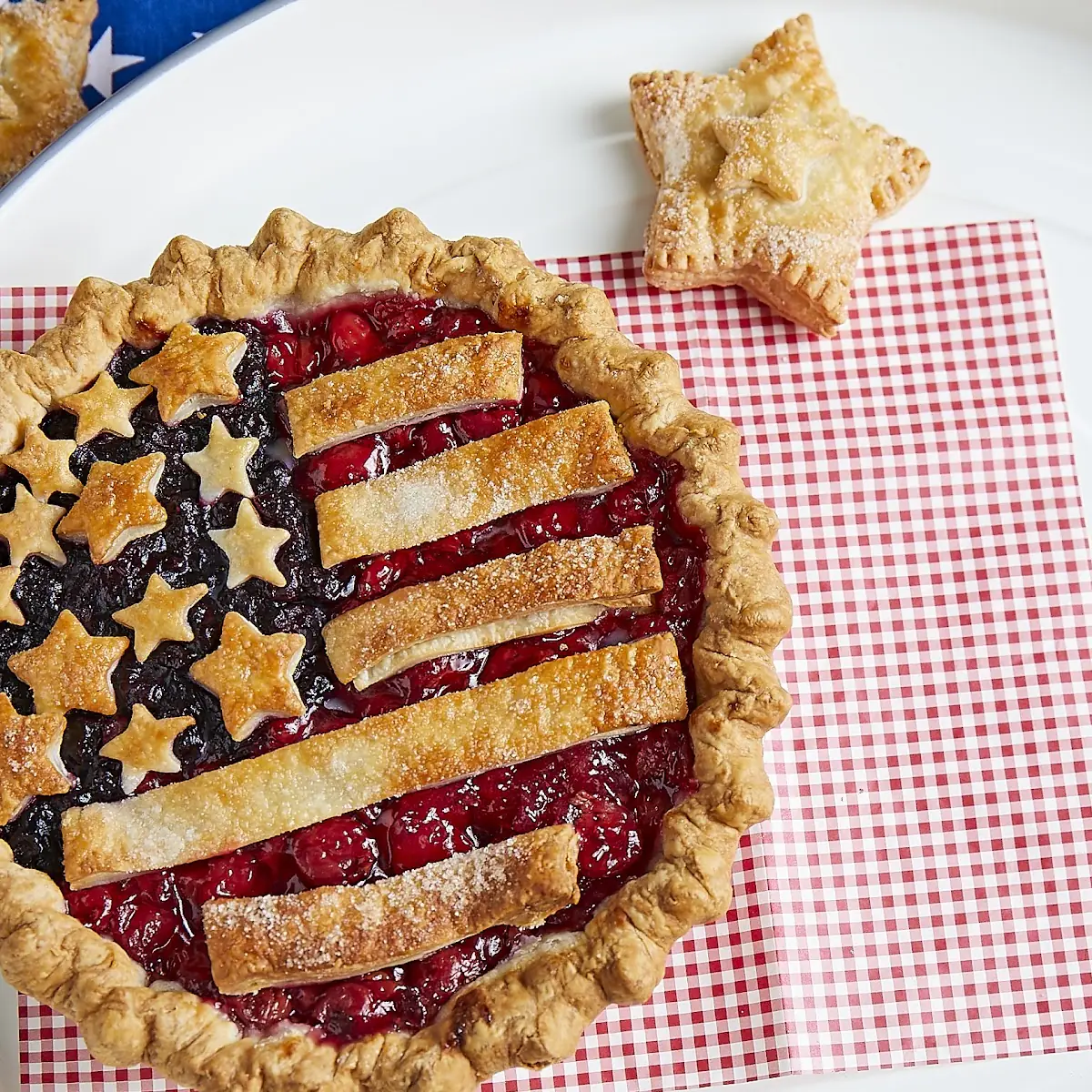 Not so Tiny Flag Pie