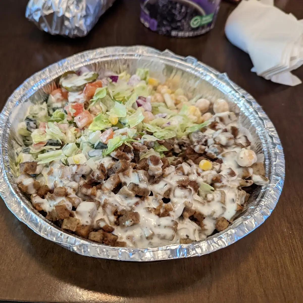 Falafel Salad Platter