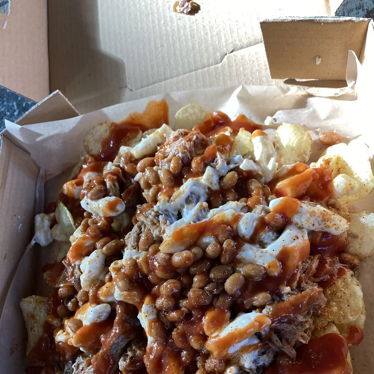 BBQ Loaded Nachos