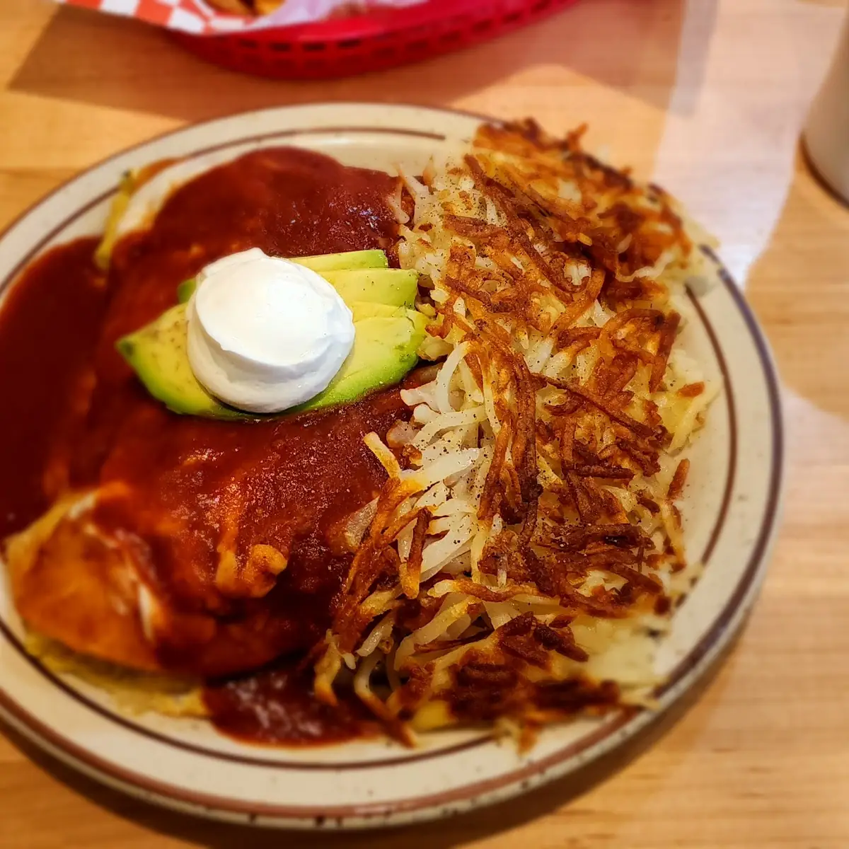 Vinnie's Chicken Enchilada Omelette