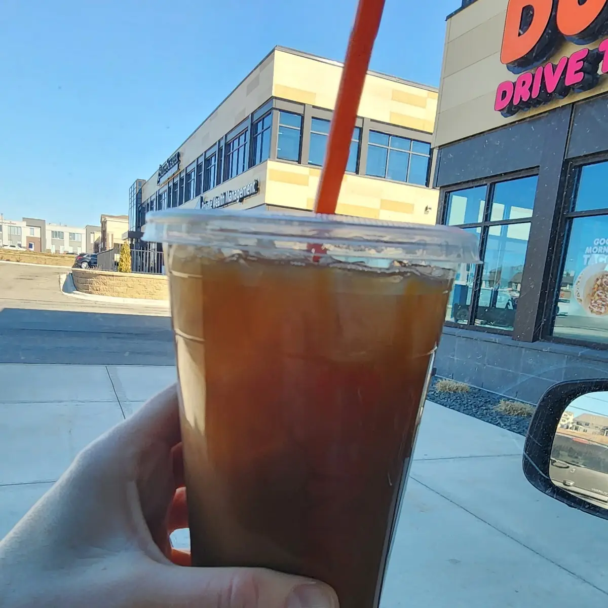 Iced Caramel Americano