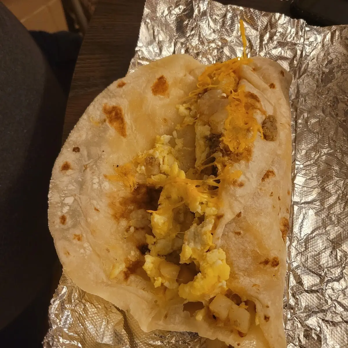 Bacon Egg & Cheese Taco
