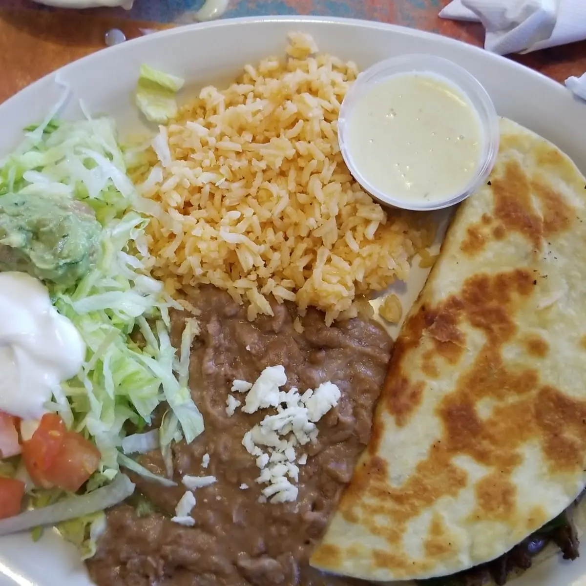Steak Quesadilla Dinner