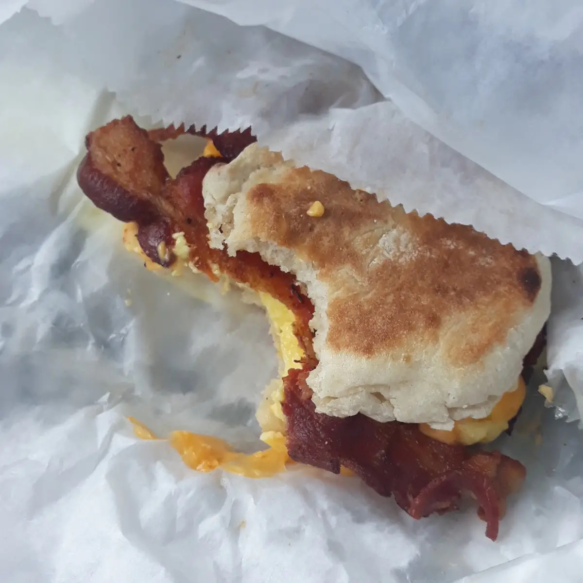 Bacon Egg and Cheese Muffin