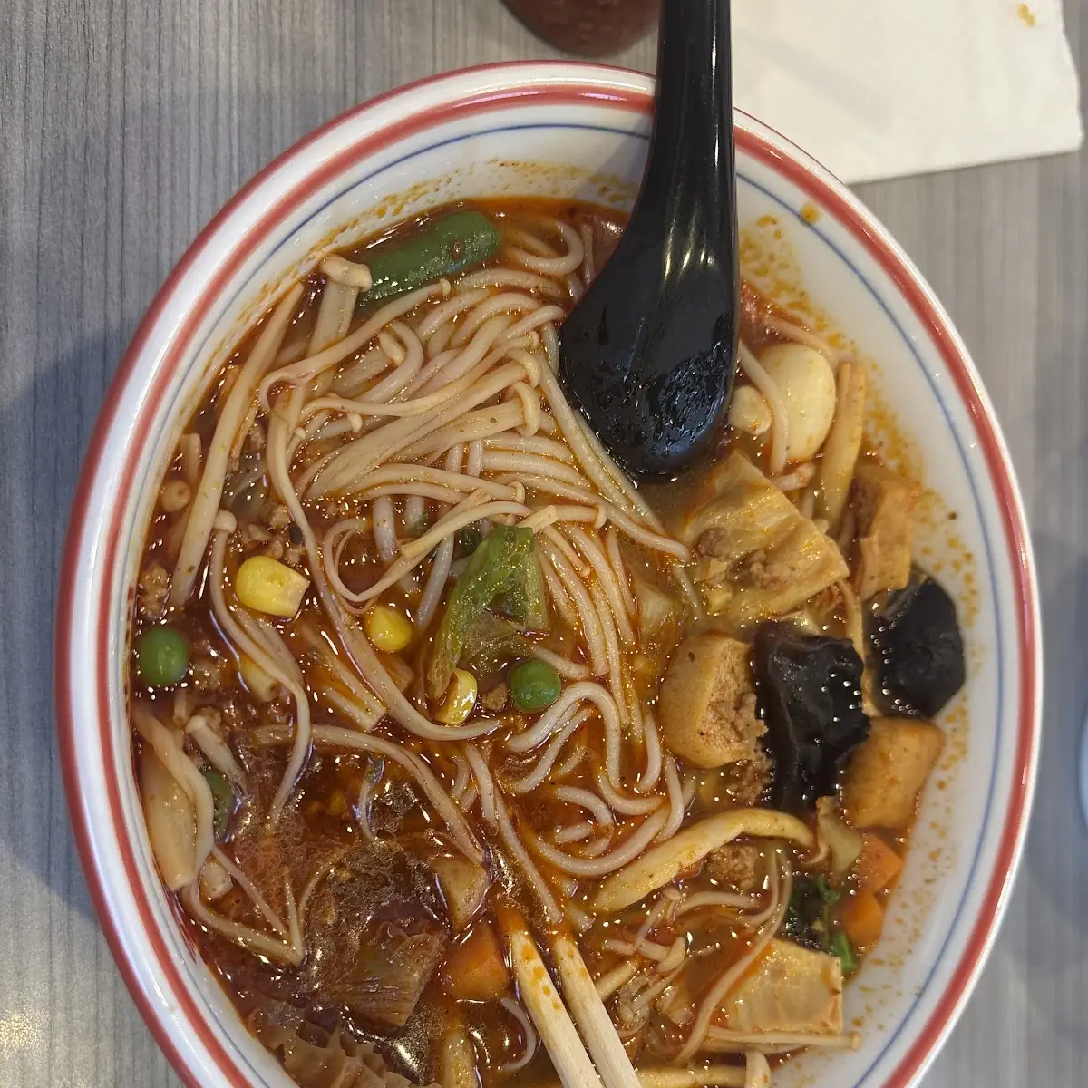 Mala Spicy Beef Noodle Soup