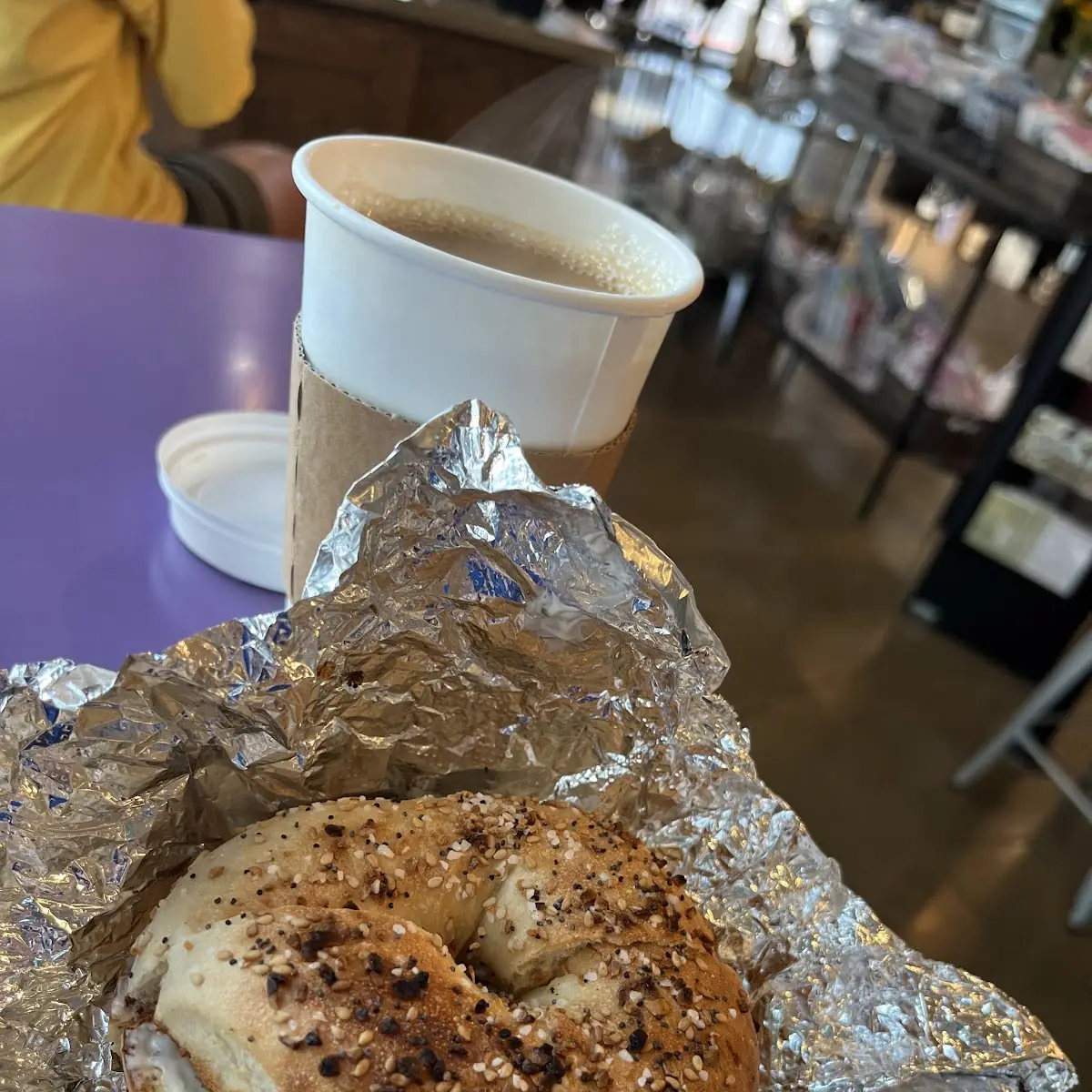 Everything Bagel with Cream Cheese