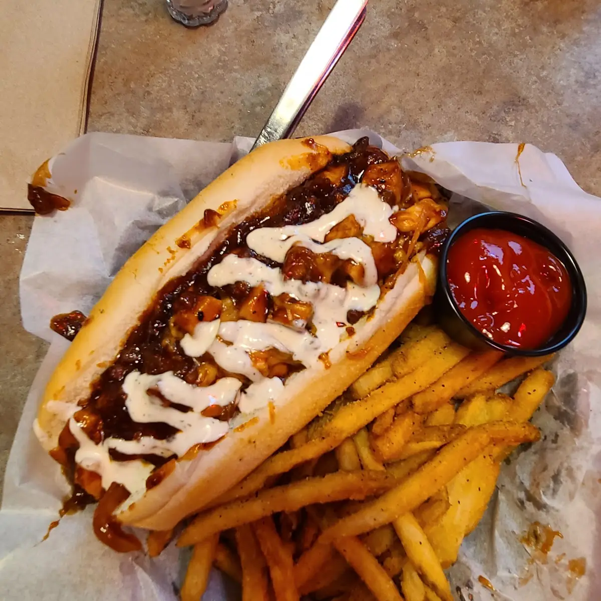 BBQ Bacon Cheddar Chicken Philly