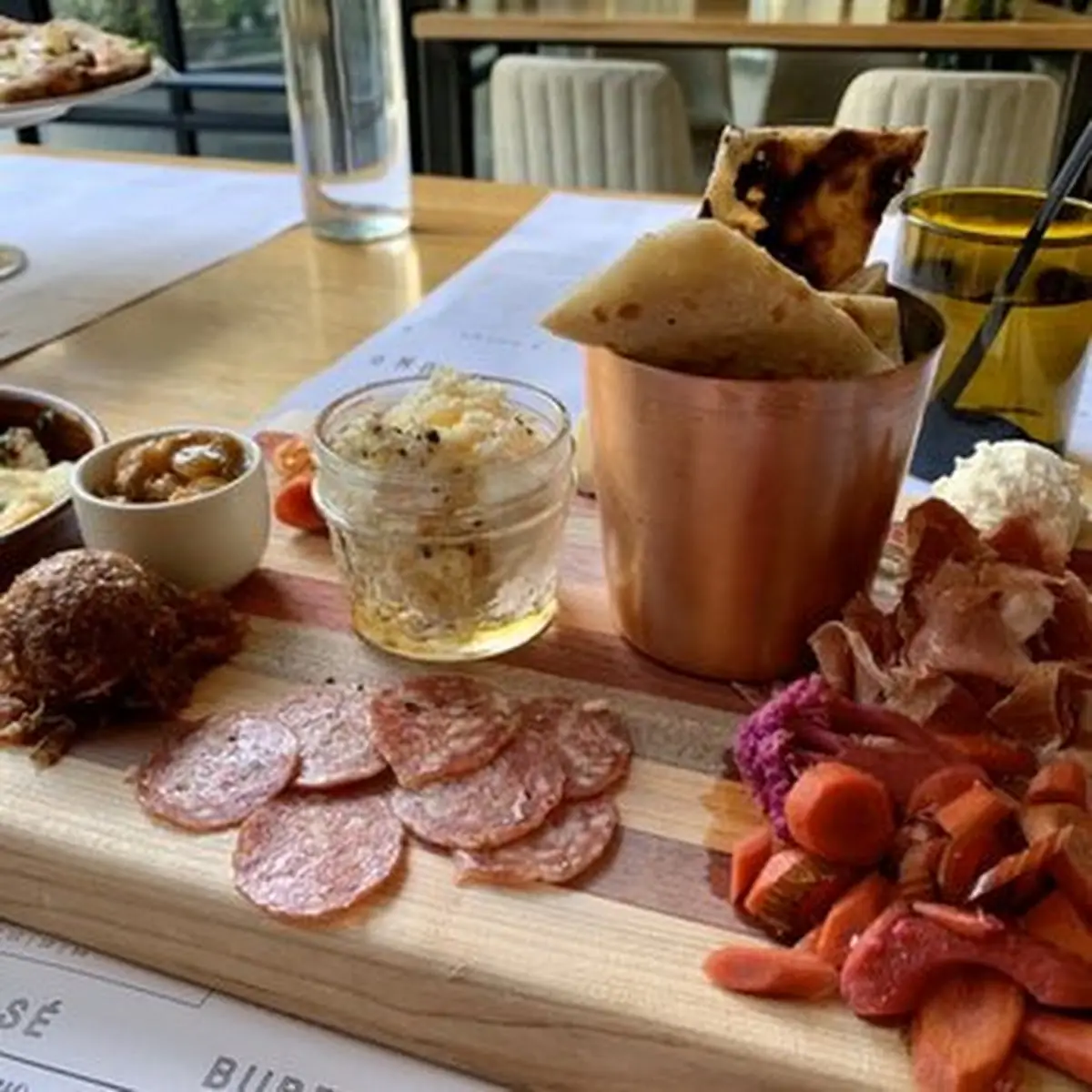 Salami and Cheese Board