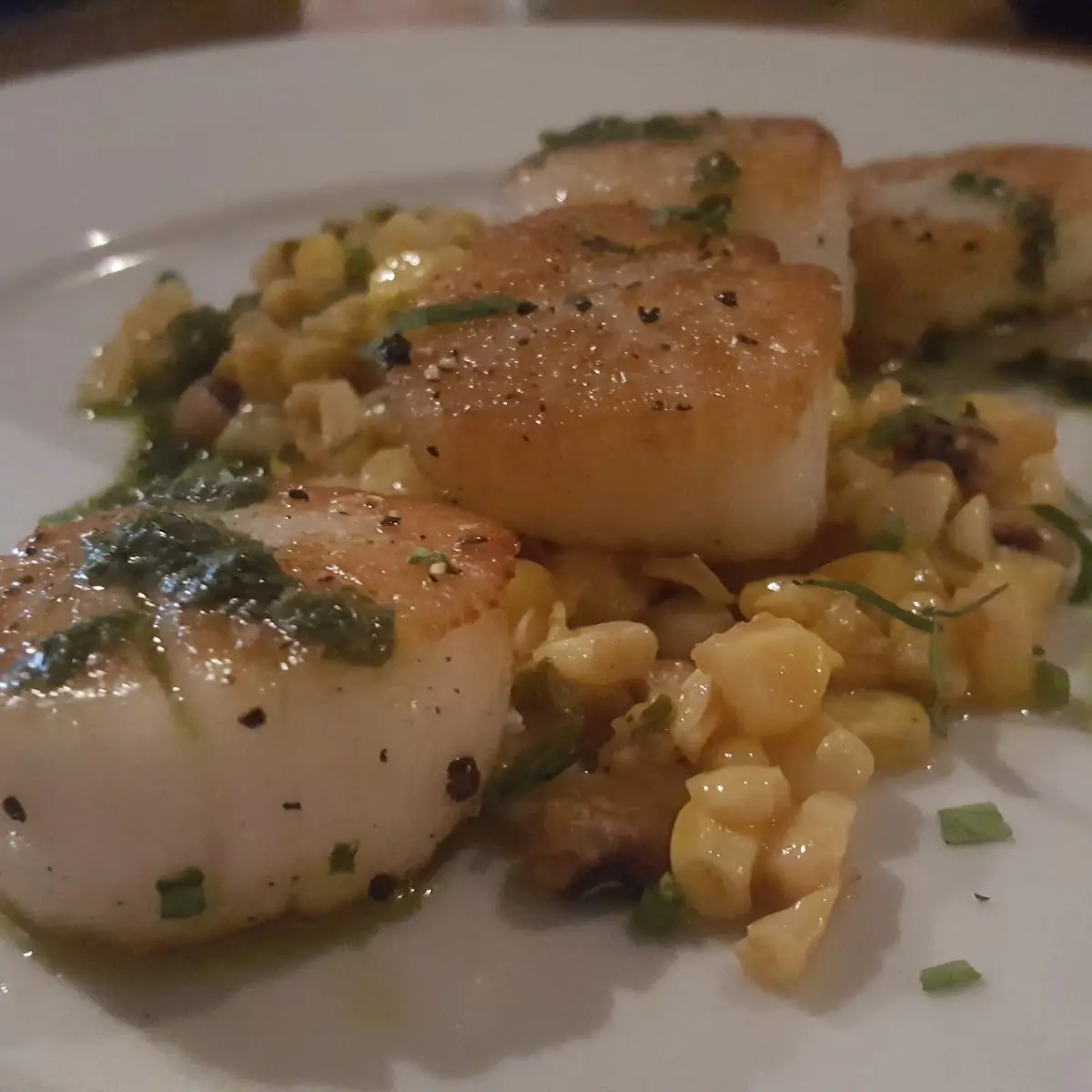 Sauteed Sea Scallops