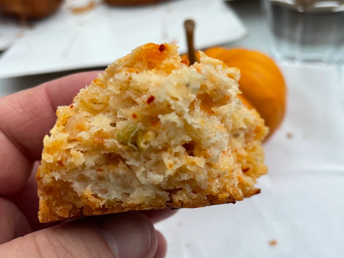 Kimchi Blue Cheese Scone