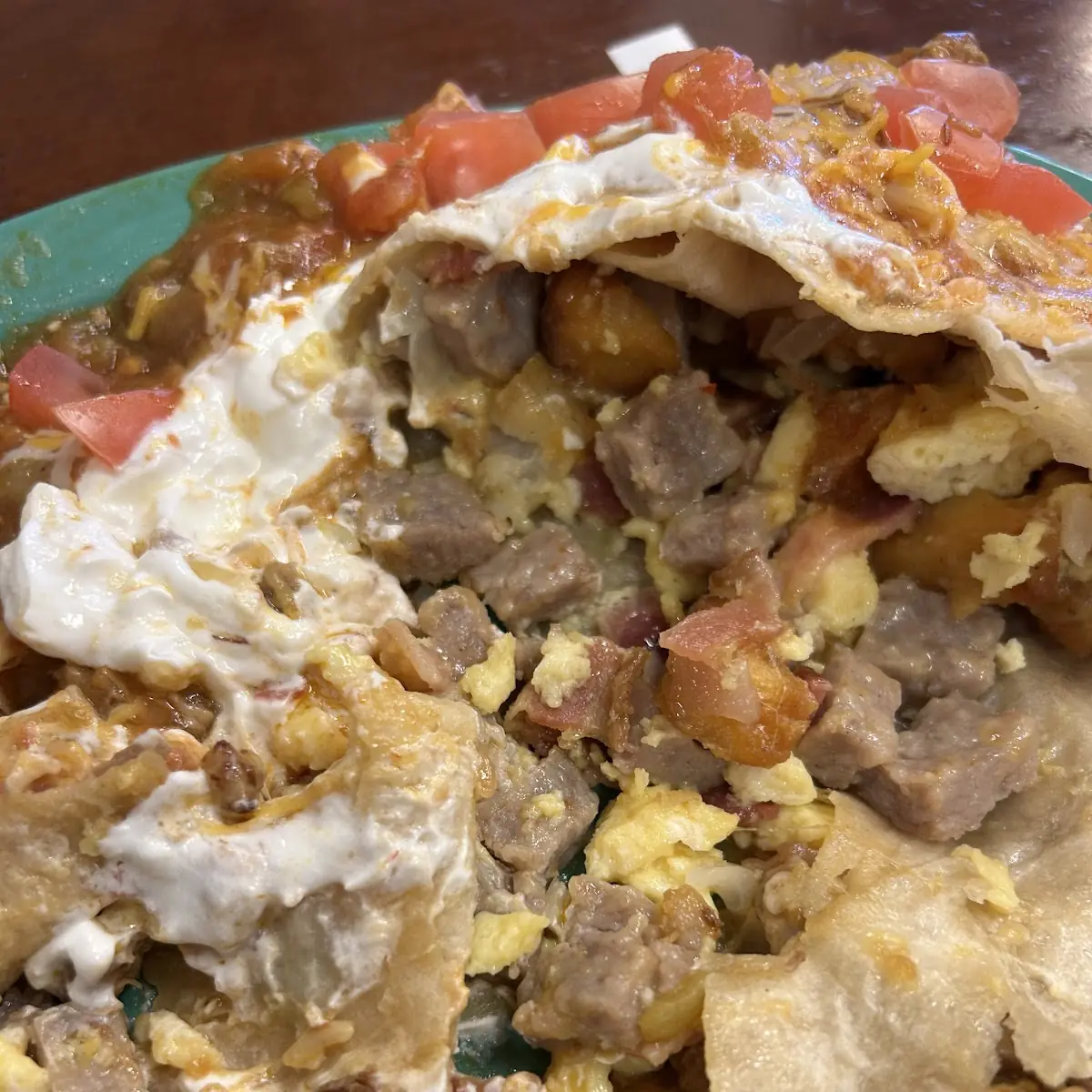Breakfast Burrito Verde