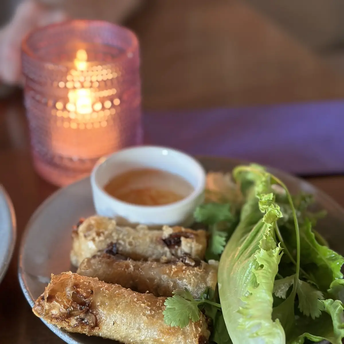 Crispy Spring Rolls with Dipping Sauce