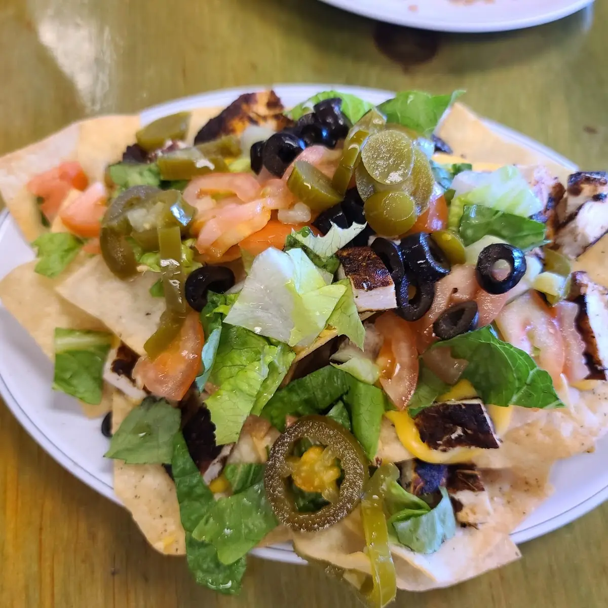 Grilled Chicken Nachos