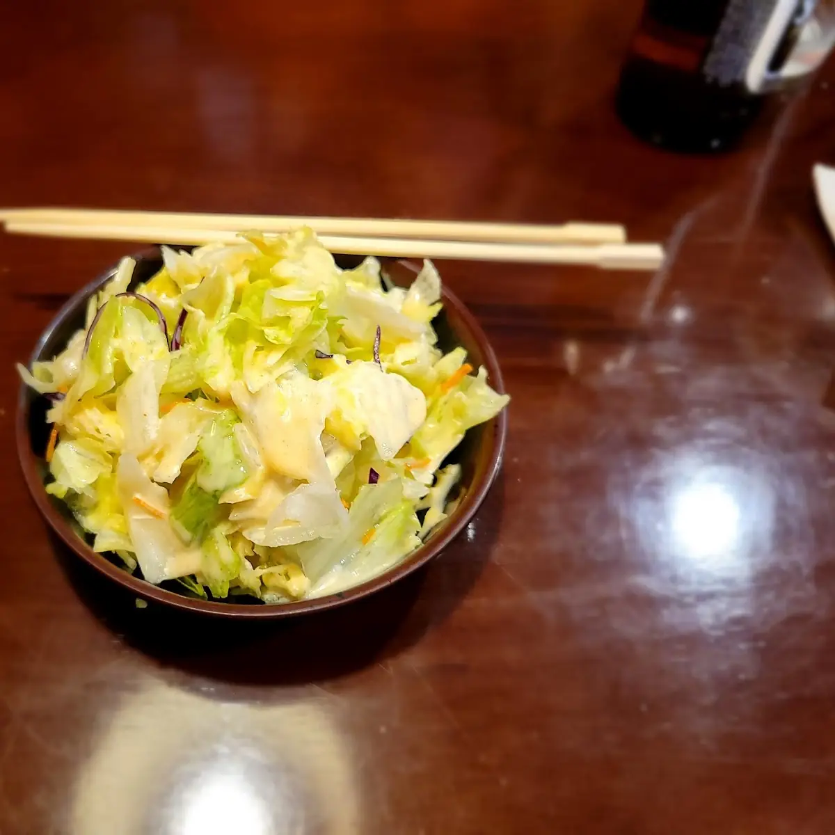 Side Salad with Ginger Dressing
