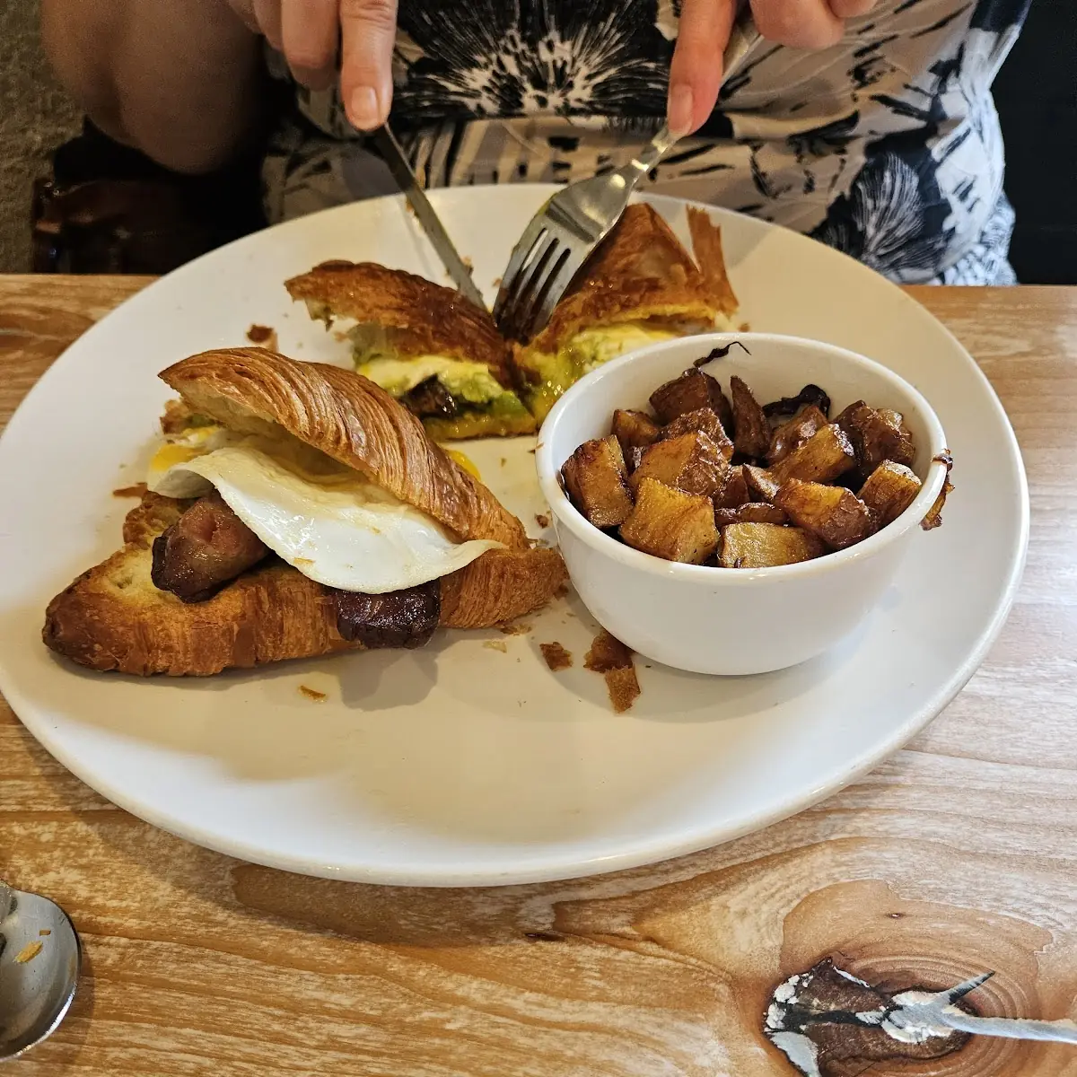 Bacon and Egg Croissant