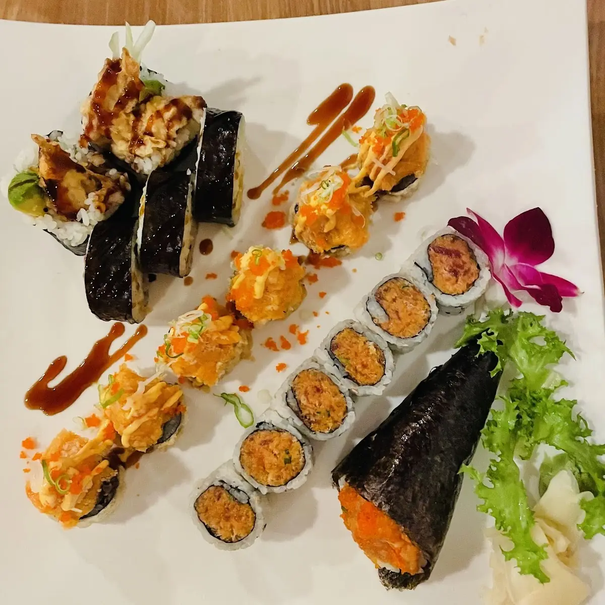 Volcano Roll Spicy Tuna Roll