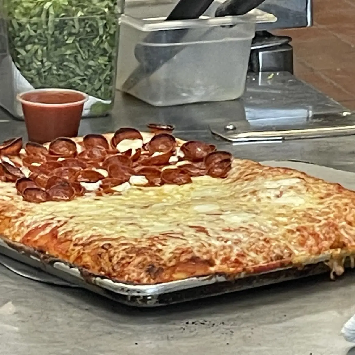 Combo Deep Dish Cheese Pizza