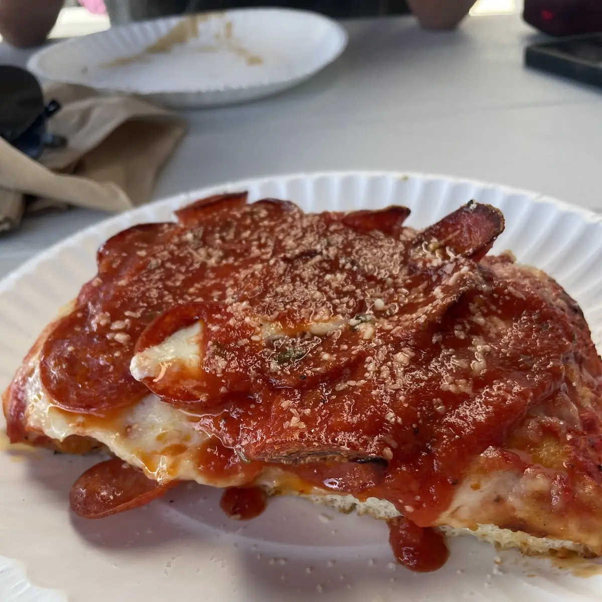 Pepperoni Sicilian Slice