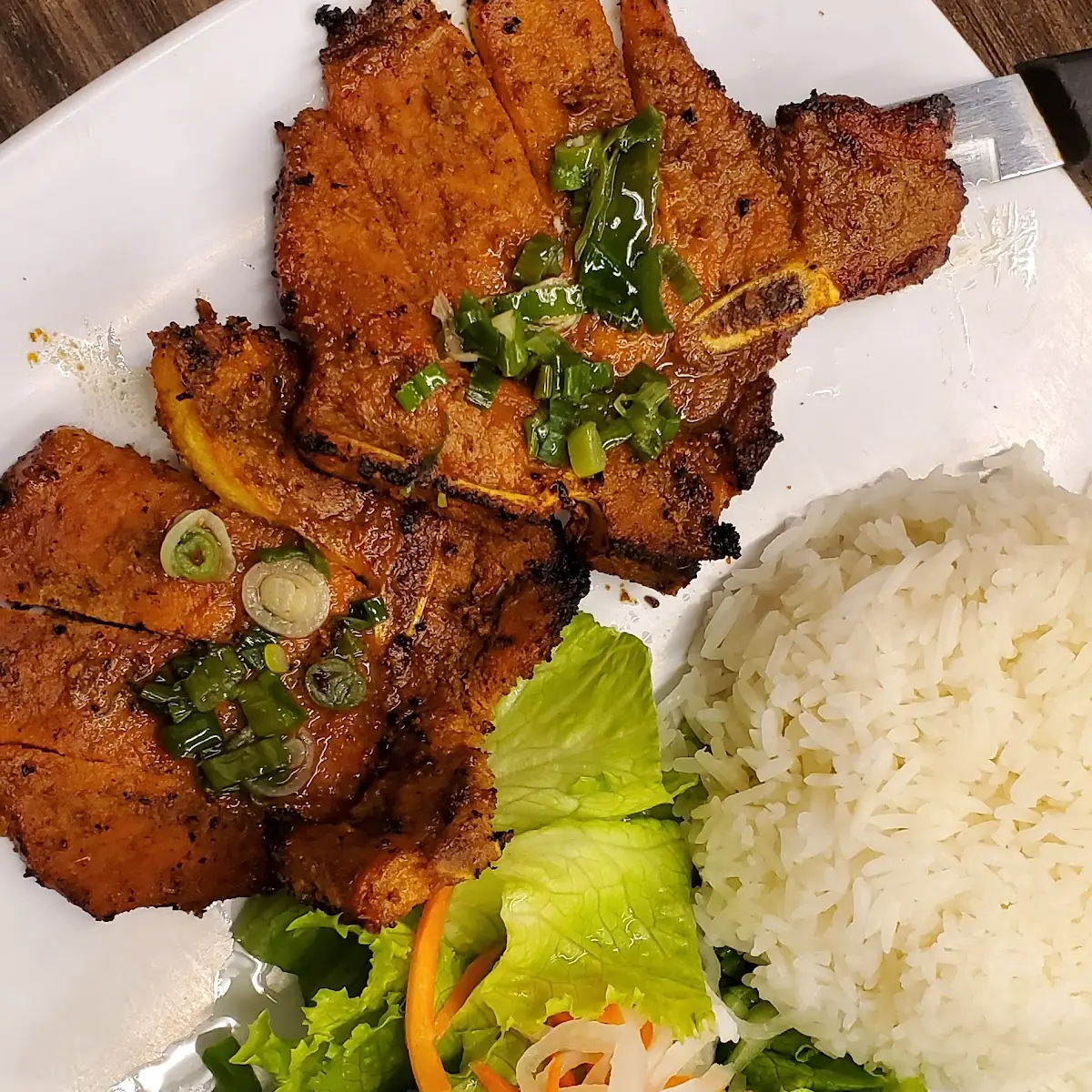 Dam's Combo Rice Dish Com Bi Cha Thit Nuong