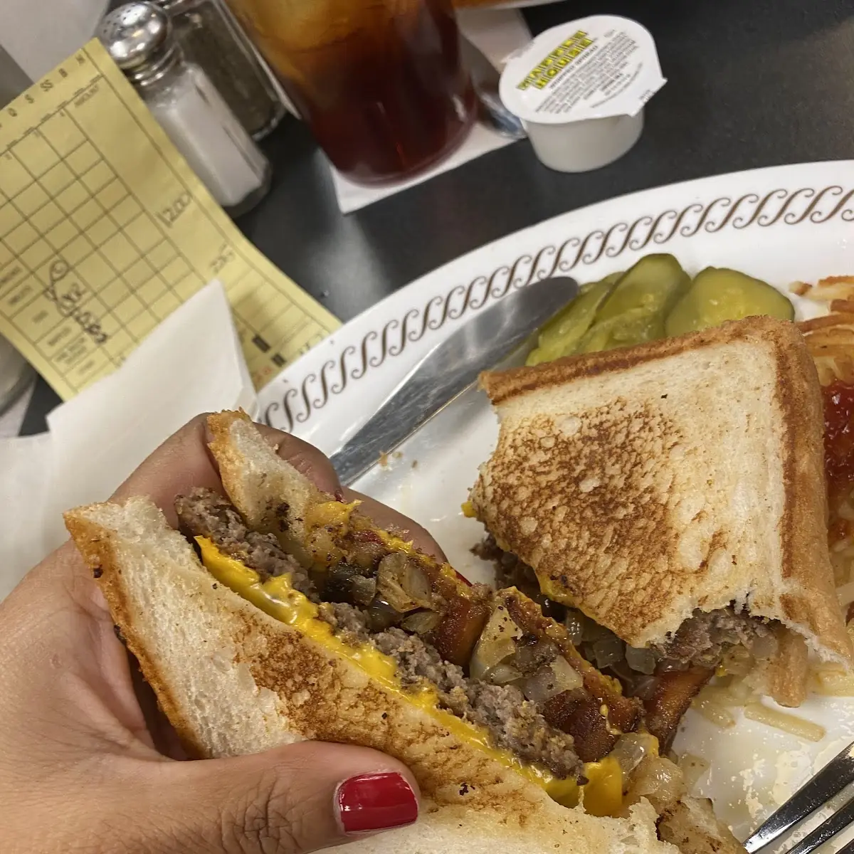 Bacon Patty Melt Plate