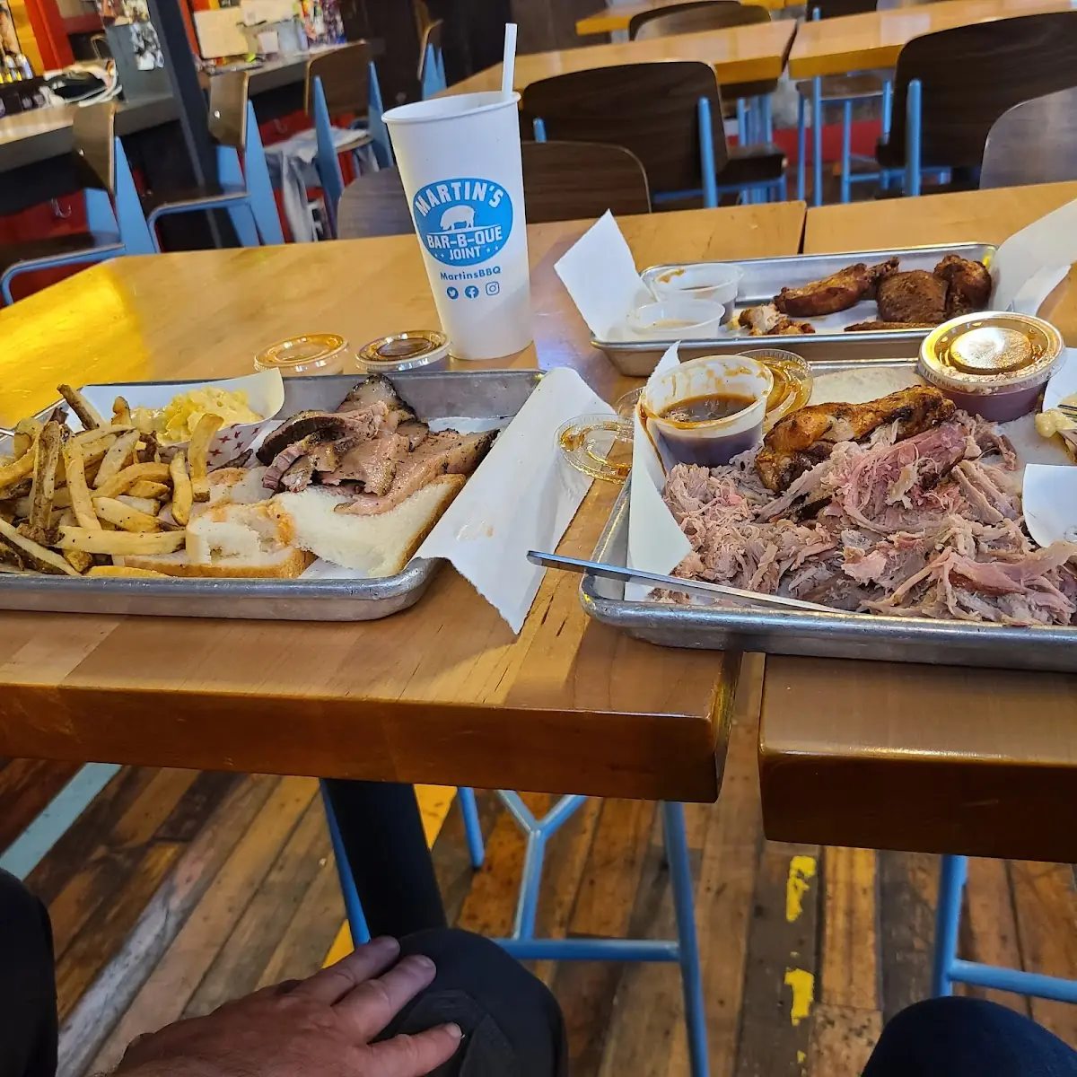 Beef Brisket and BBQ Pork