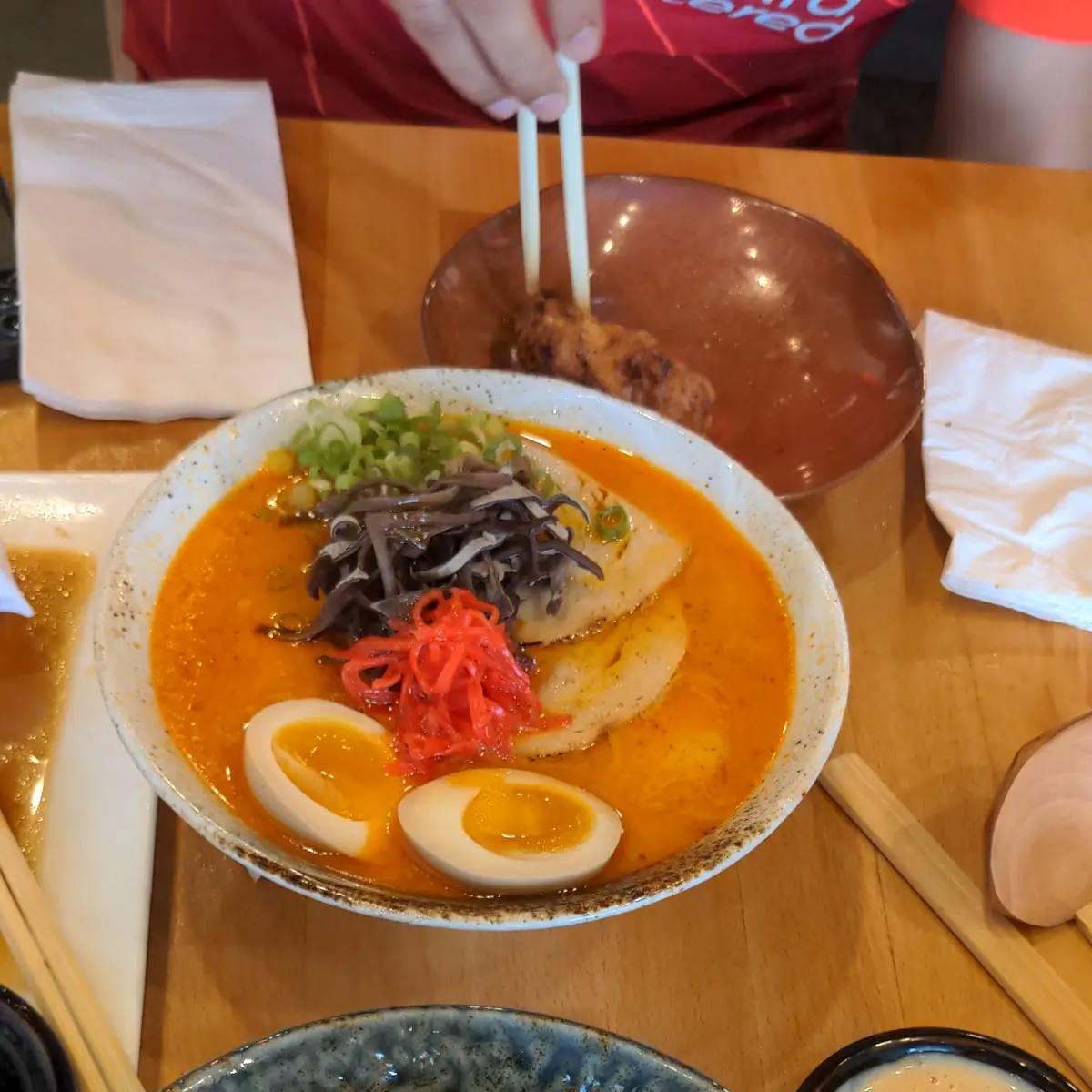 Mazesoba and Spicy Tonkotsu Ramen