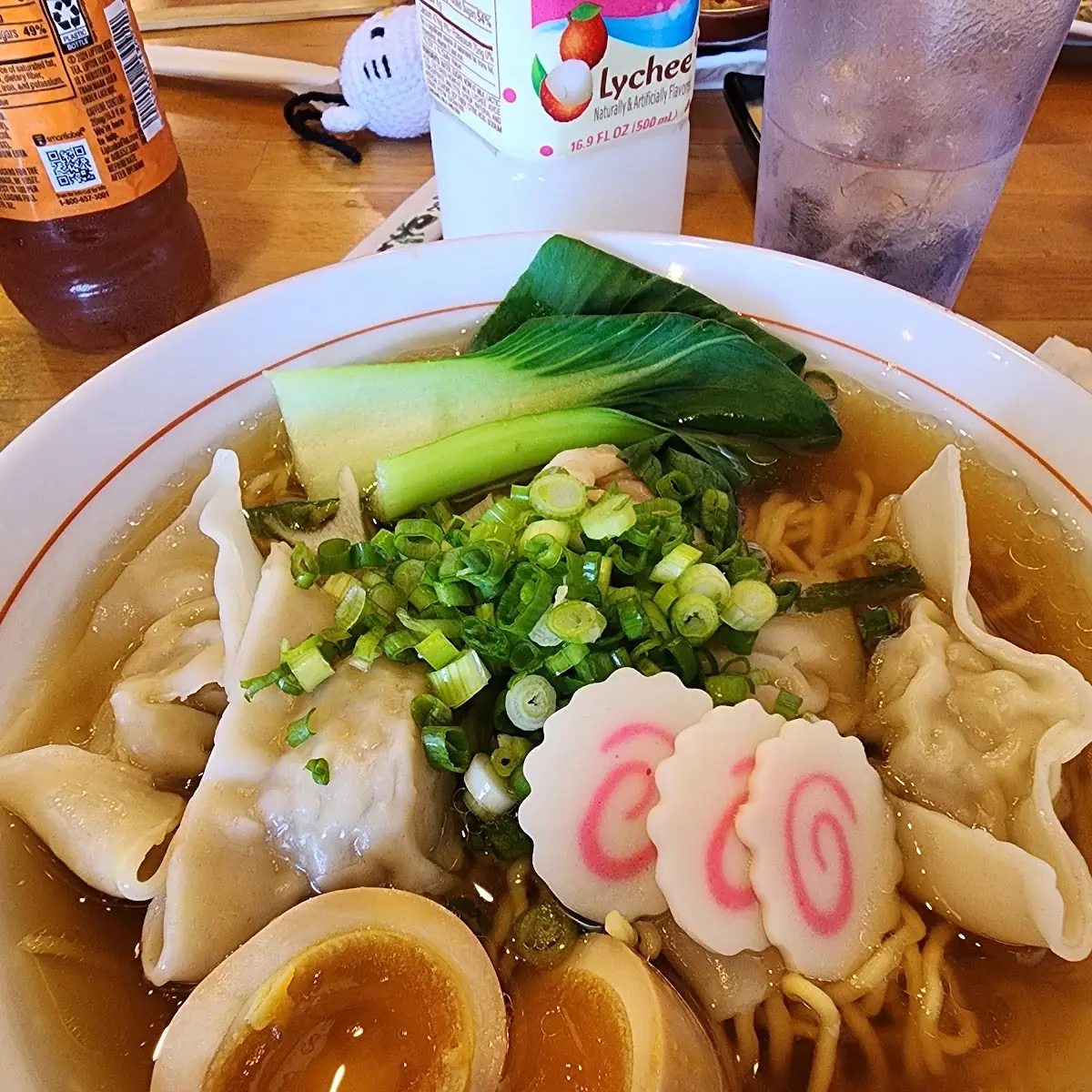 Wonton Ramen with Soft Boiled Egg