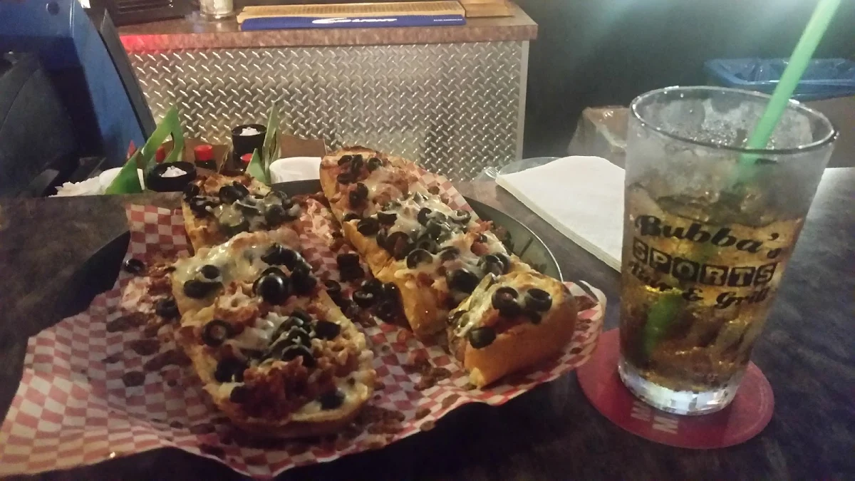 Cheese Garlic Bread Add Bacon and Olive
